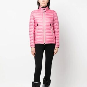 Moncler Women’s Grenoble Walibi Puffer Lightweight Jacket Pink Size 1 (S)